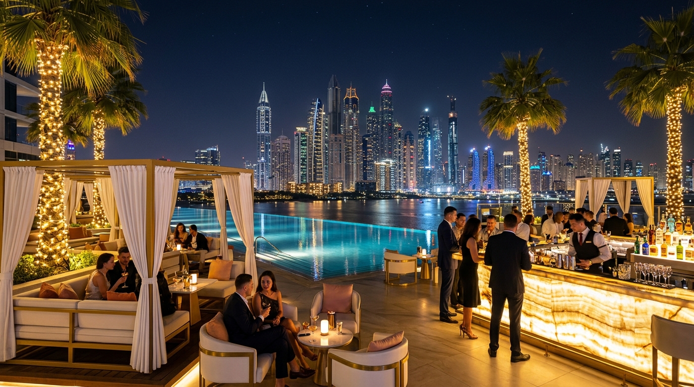 Corporate Hospitality on Rooftop Terrace